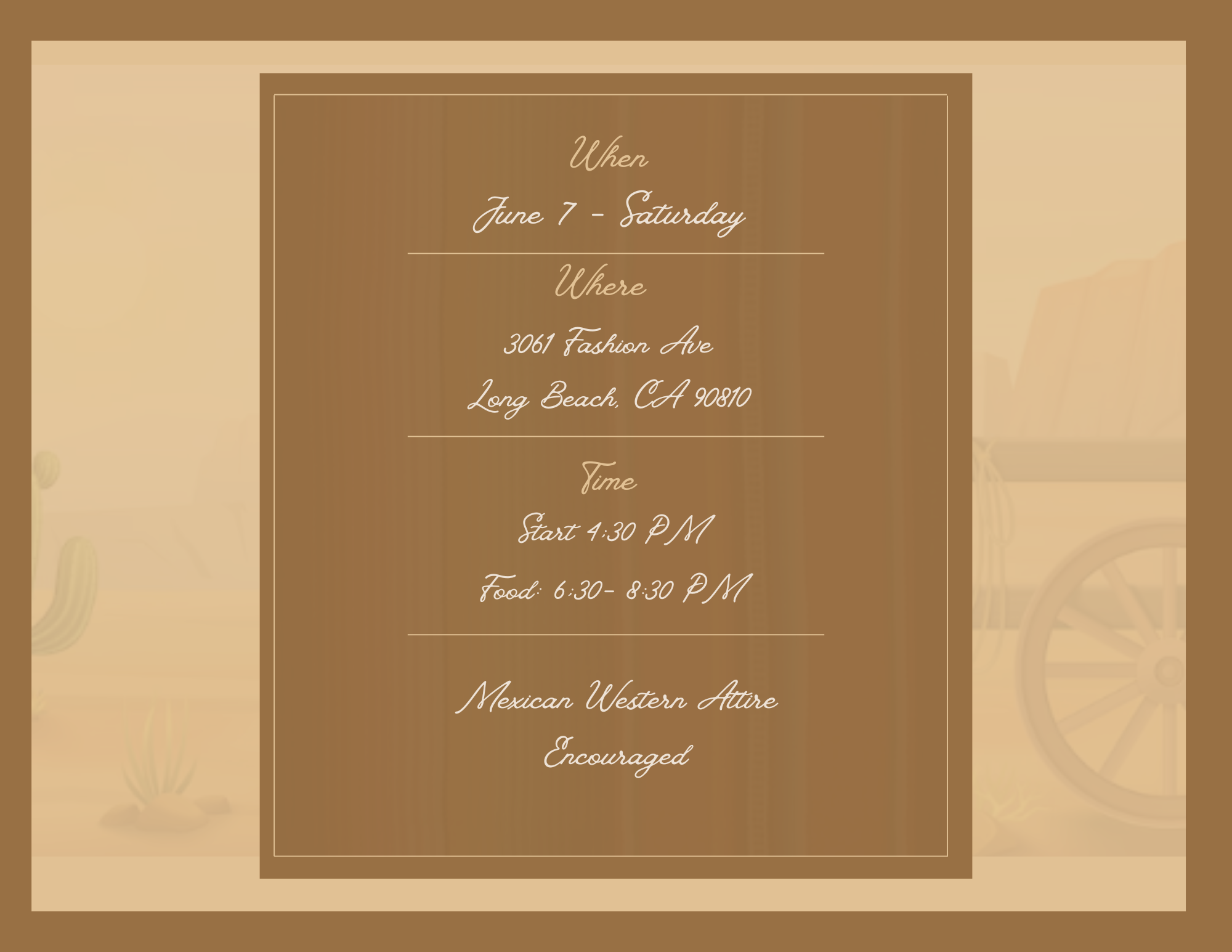 Invitation Details